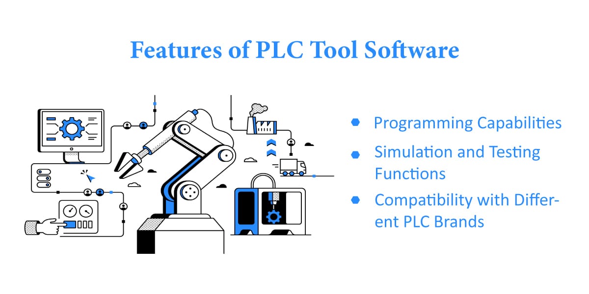 PLC tool software features: programming, simulation, and compatibility