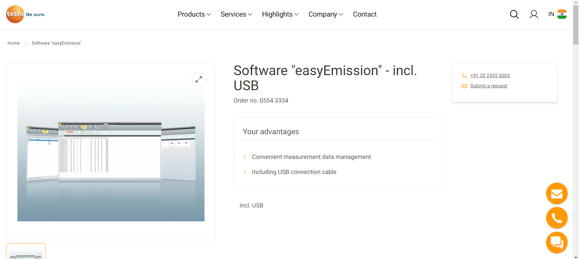 Emission Ease Website Screenshot