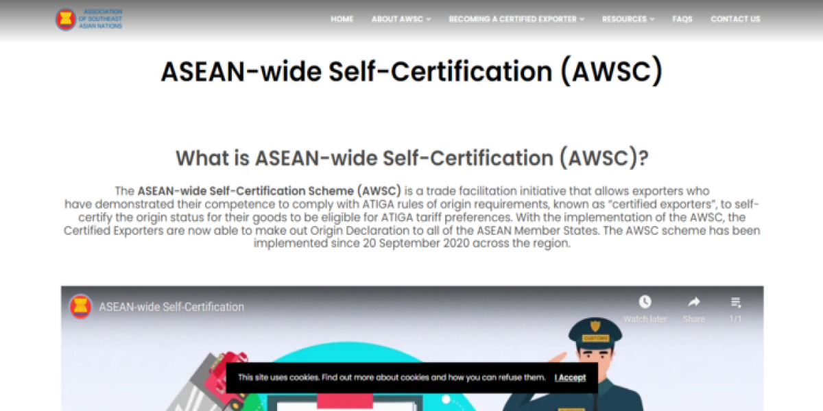 ASEAN  website homepage