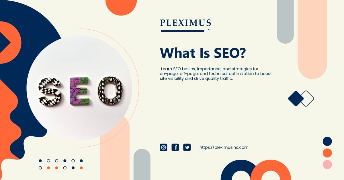 This is a header image showcasing the blog: "What is SEO?"