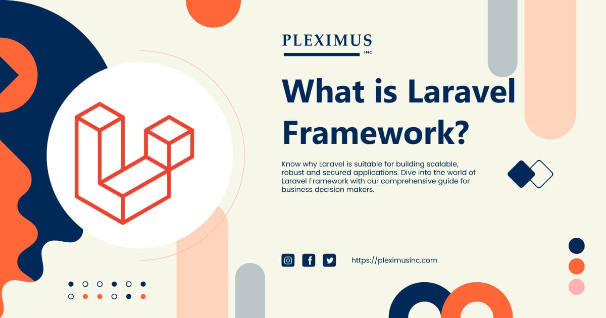 Laravel logo with the text what is Laravel Framework?